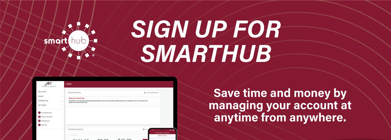 Sign Up for Smarthub